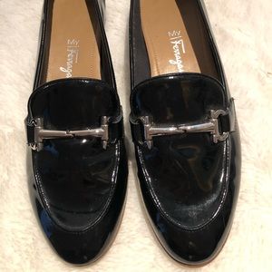 Salvatore ferragamo flats patent leather size 7.5